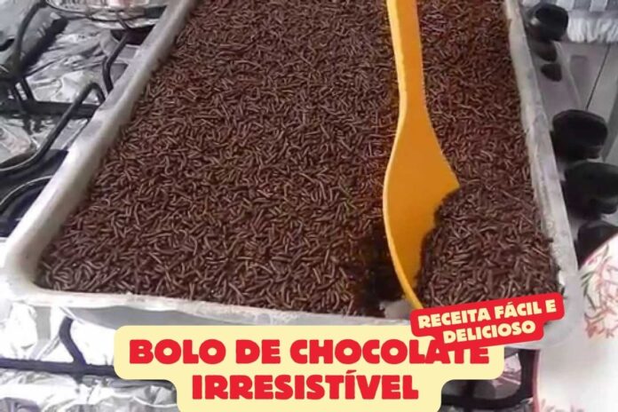 Bolo de Chocolate Irresistível