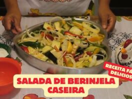 Salada de Berinjela Caseira