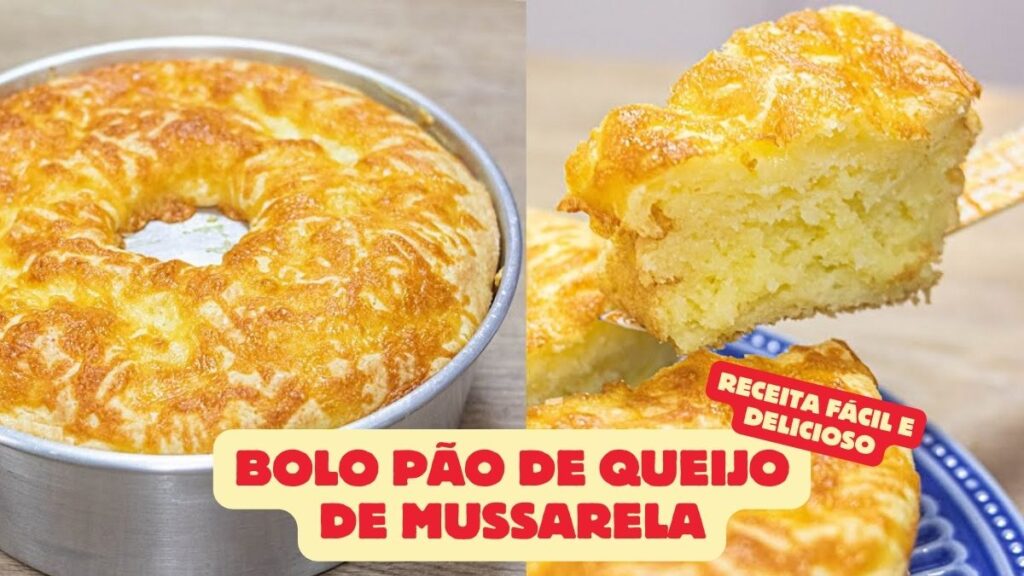 Bolo Pão de Queijo de Mussarela