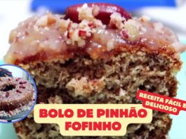 Bolo de Pinhão Fofinho