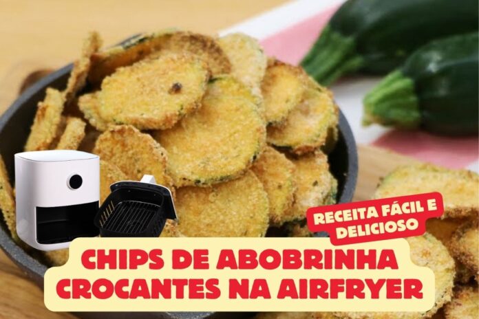 Chips de Abobrinha Crocantes na AirFryer