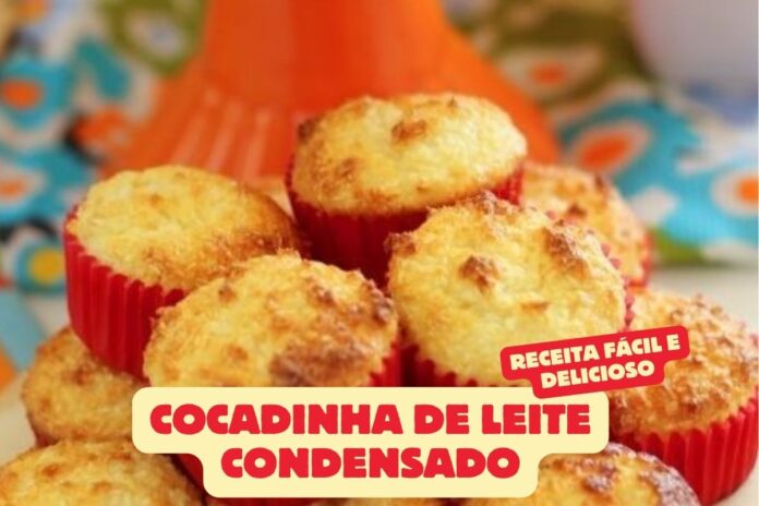 Cocadinha de Leite Condensado com Apenas 4 Ingredientes