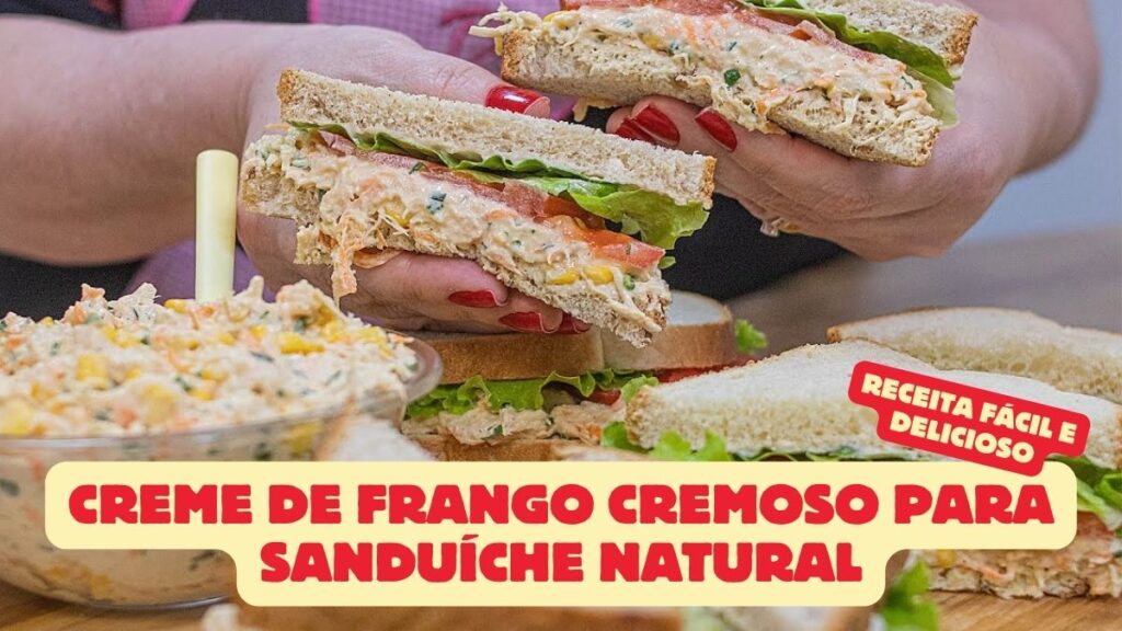 Creme de Frango Cremoso para Sanduíche Natural