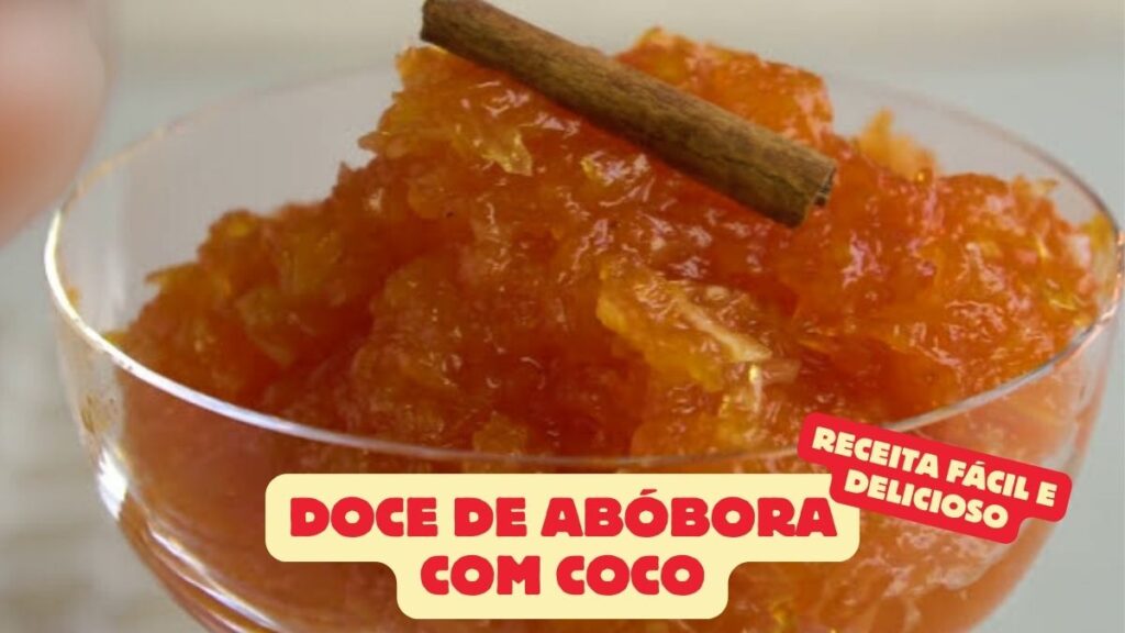 Doce de Abóbora com Coco