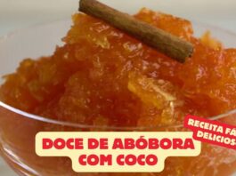 Doce de Abóbora com Coco