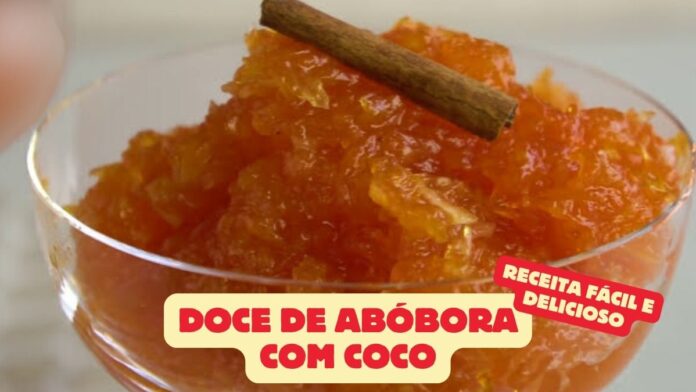 Doce de Abóbora com Coco