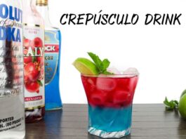 Drink Crepúsculo de Vodka