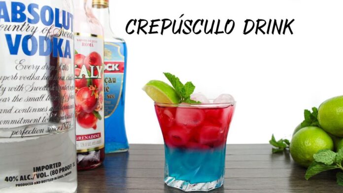 Drink Crepúsculo de Vodka