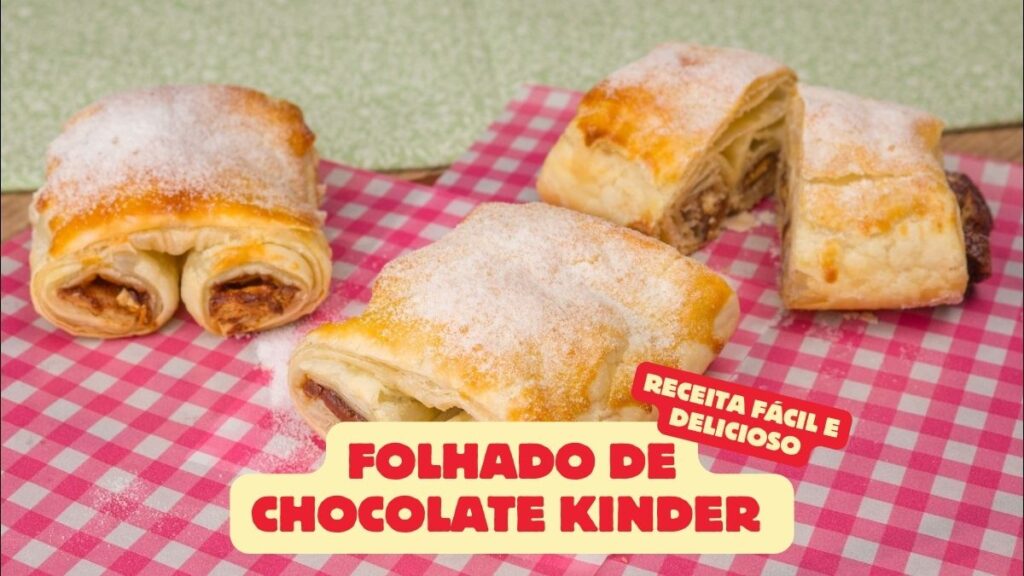 Folhado de Chocolate Kinder