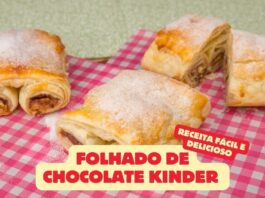 Folhado de Chocolate Kinder