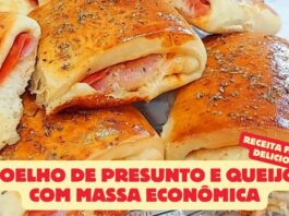 Joelho de Presunto e Queijo com Massa Econômica