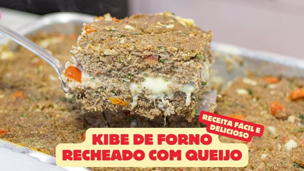 Kibe de Forno Recheado com Queijo