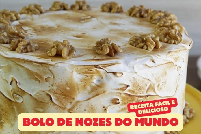 O Melhor Bolo de Nozes do Mundo