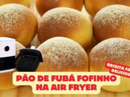 Pão de Fubá Fofinho na Air Fryer