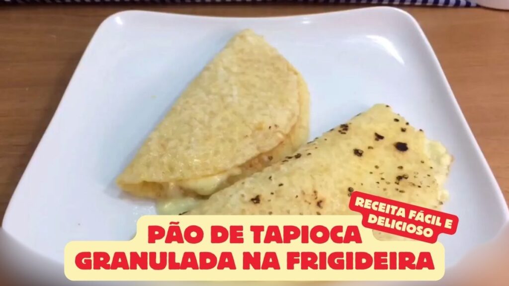 Pão de Tapioca Granulada na Frigideira