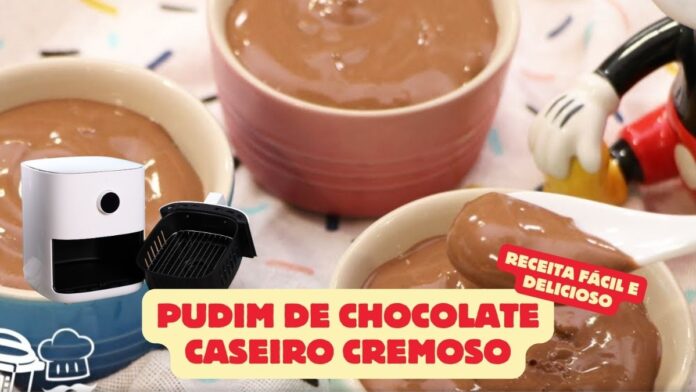 Pudim de Chocolate Caseiro Cremoso