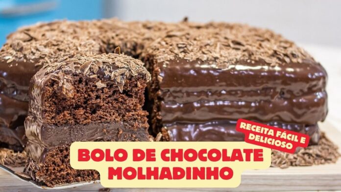 Bolo de Chocolate Molhadinho