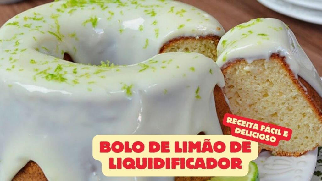 Bolo de Limão de Liquidificador