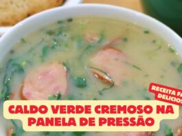 Caldo Verde Cremoso na Panela de Pressão