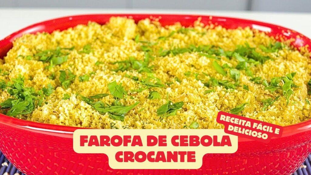 Farofa de Cebola Crocante