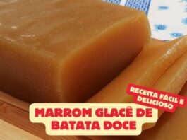 Marrom Glacê de Batata Doce