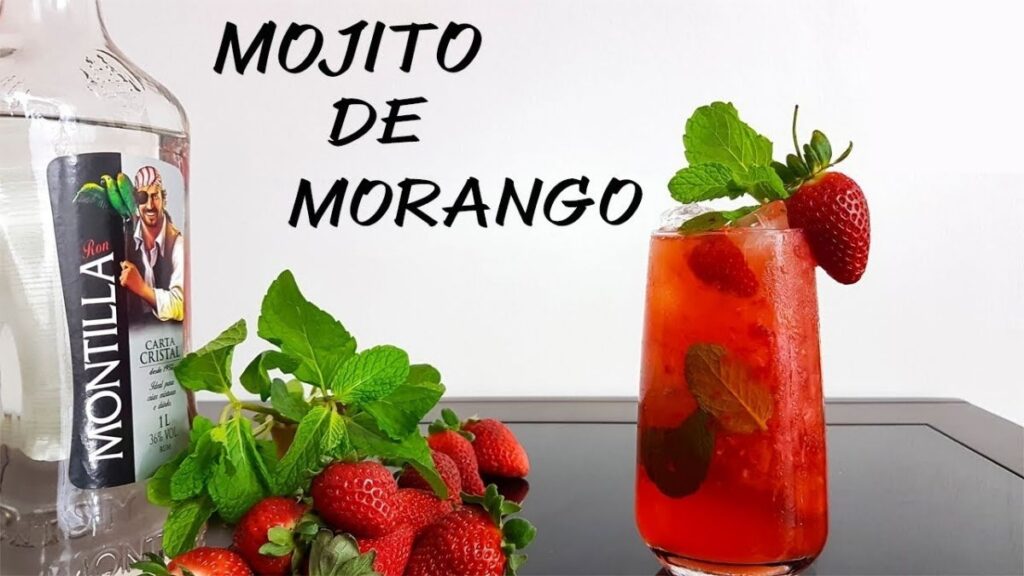 Mojito de Morango Refrescante