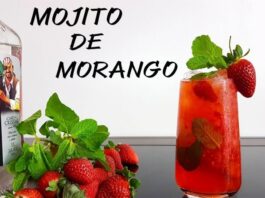 Mojito de Morango Refrescante