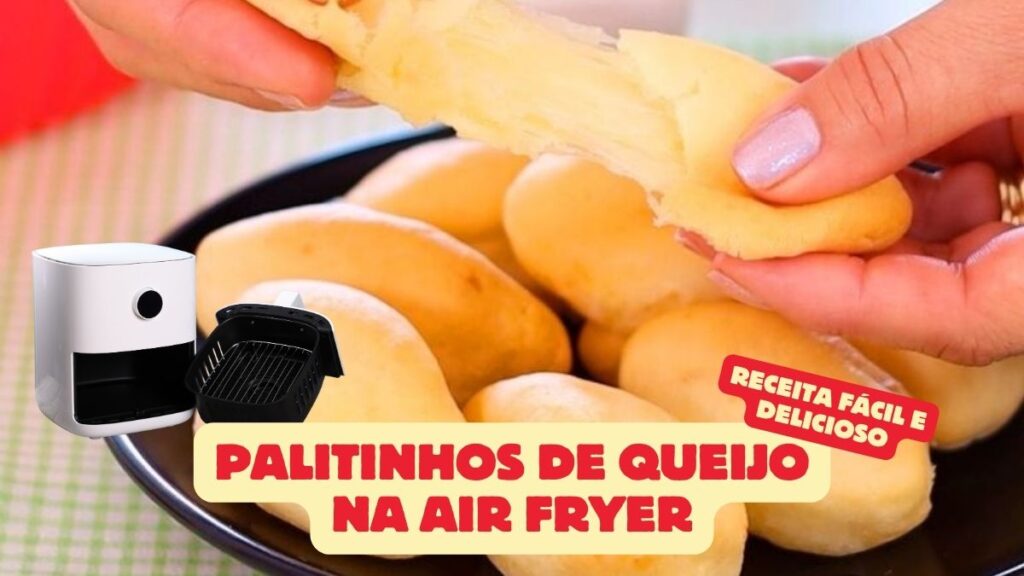 Palitinhos de Queijo na Air Fryer