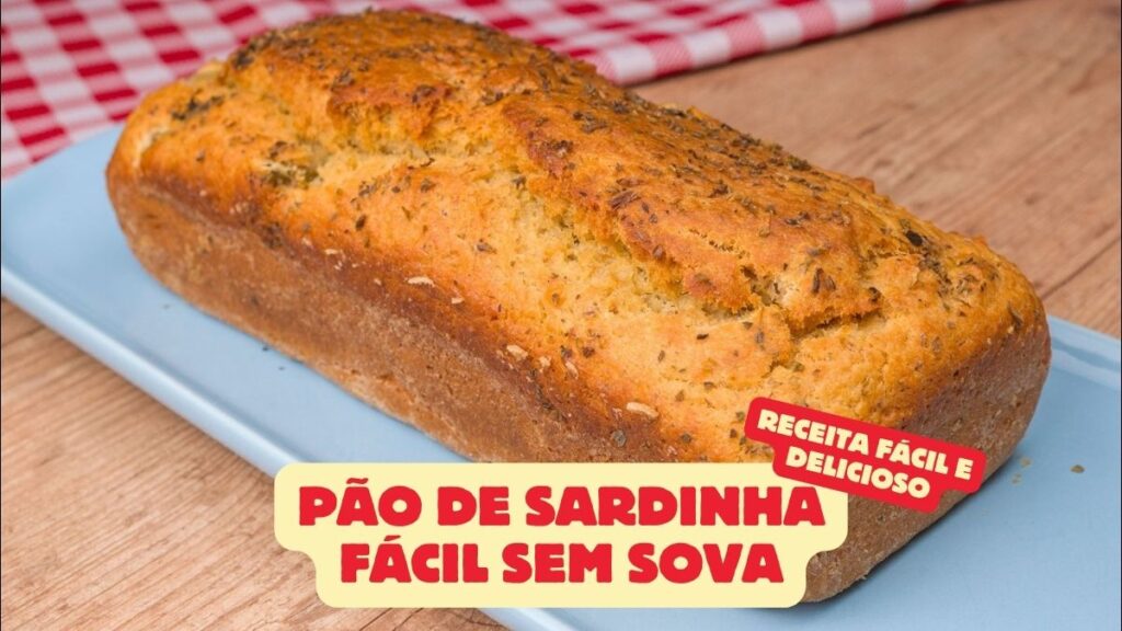 Pão de Sardinha Fácil Sem Sova