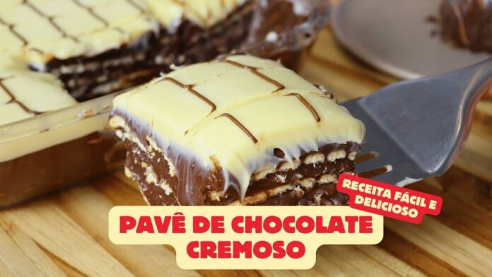 Pavê de Chocolate Cremoso