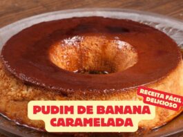 Pudim de Banana Caramelada