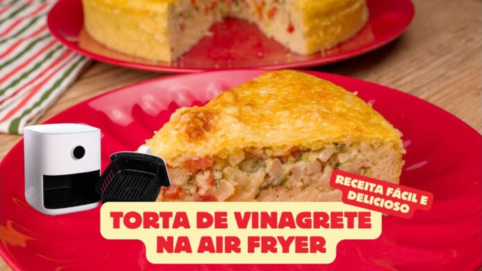 Torta de Vinagrete na Air Fryer