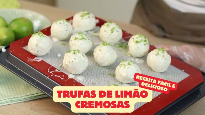 Trufas de Limão Cremosas